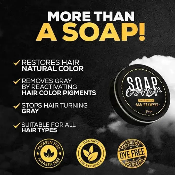 Hair darkening Soap shampoo