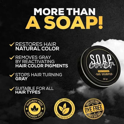 Hair darkening Soap shampoo