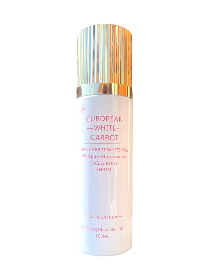 European White Carrot Whitening Face & Body Serum – 100ml