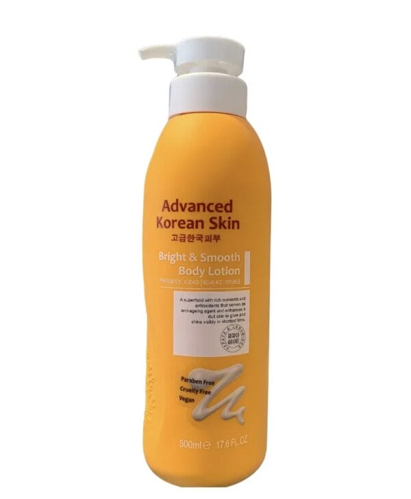 Advanced Korean Skin Bright & Smooth Body Lotion – 500mL