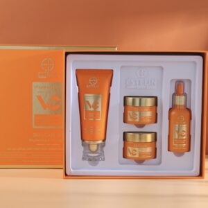 ESTELIN Vitamin C Plus Brightening & Anti-Aging Skincare 4Pc Kit