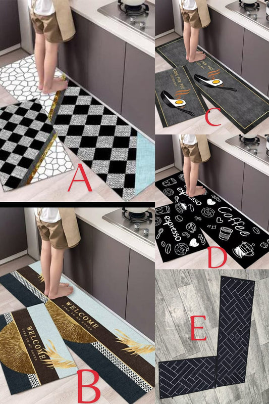 2pc kitchen mat set