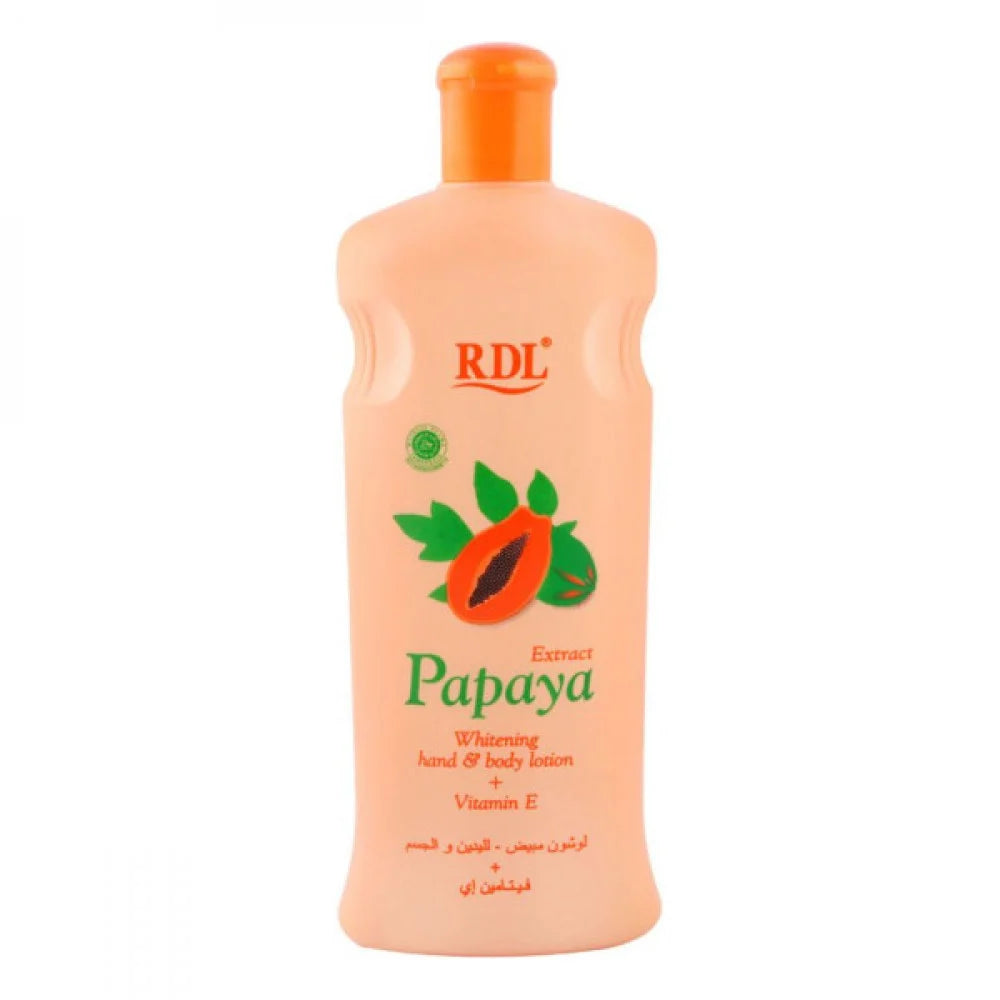 Rdl Papaya Whitening Hand And Body Lotion, 600ml