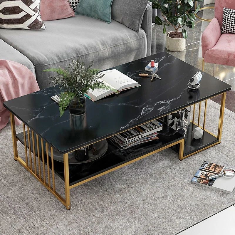 Marble effect coffee table