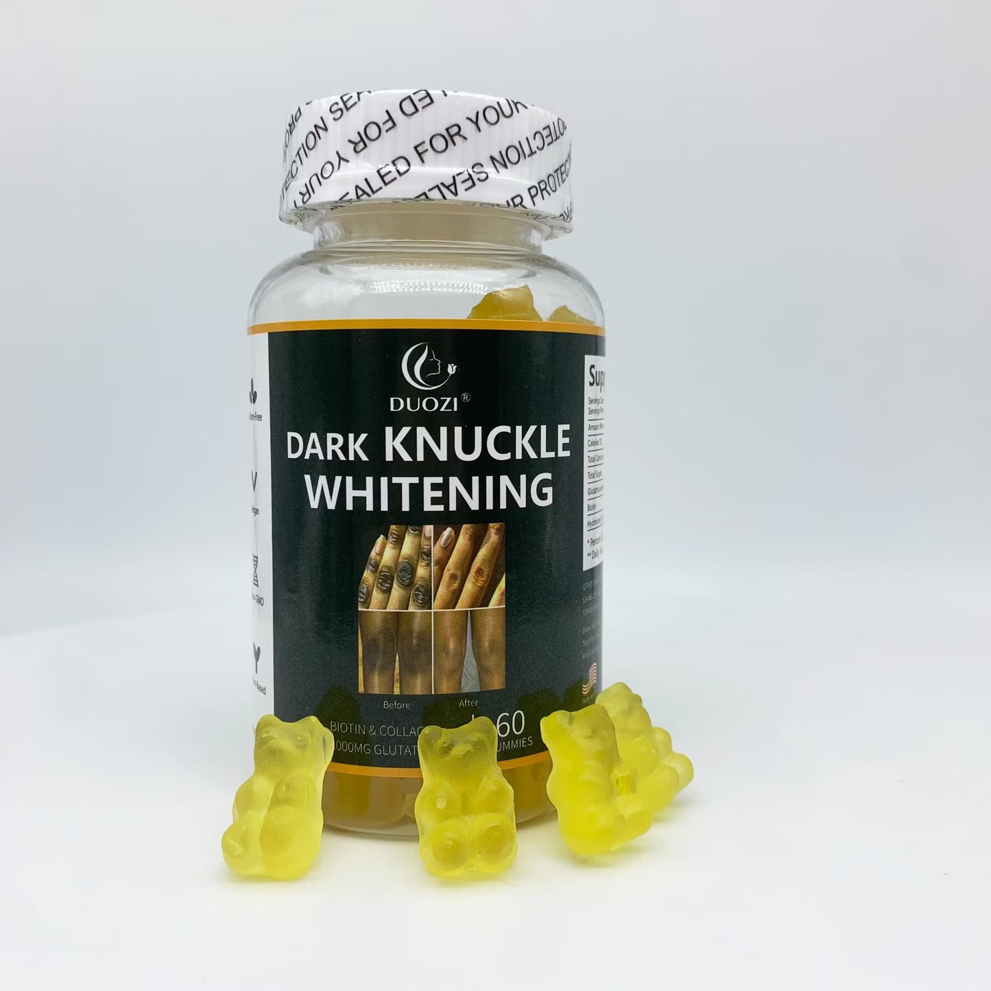 Duozi Dark Knuckle Whitening Gummies