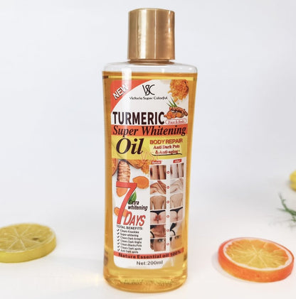 VEET GOLD New TURMERIC Anti-Aging & Anti Dark Spots Body Oil. Cleans, Removes Dark Knuckles, Black Spots, Dark Spots