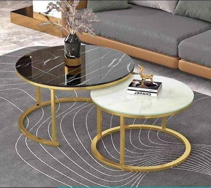 Genuine Marble Nesting Table