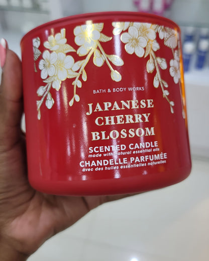 Bath & Body Works Japanese Cherry Blossom Scented Candle