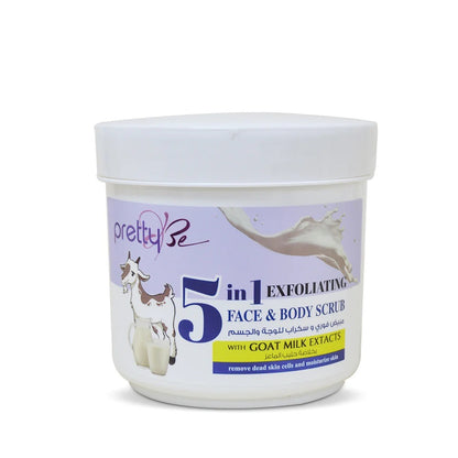 Pretty Be Goat Milk 5-in-1 Exfoliating Face & Body Scrub