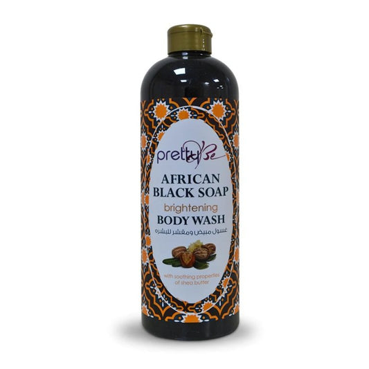 Pretty Be African Black Soap Brightening Body Wash