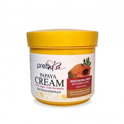Pretty Be Face and Body Moisturizing Cream with Papaya Extract