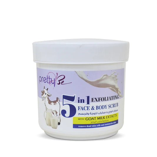 Pretty Be Goat Milk 5-in-1 Exfoliating Face & Body Scrub