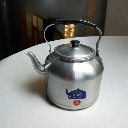 8 Litres Crystal Aluminium Kettle – Heavy-Duty & High-Capacity