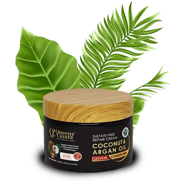 Queeny Cazara Coconut & Argan Oil Leave-In Conditioner – 300ml