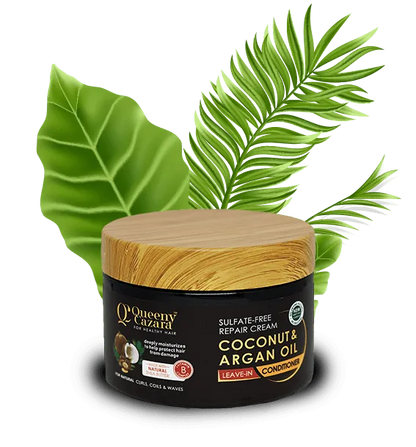 Queeny Cazara Coconut & Argan Oil Leave-In Conditioner – 300ml