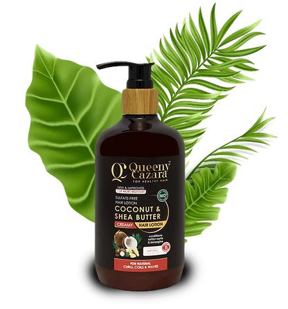 Queeny Cazara Coconut & Shea Butter Creamy Hair Lotion – 350ml