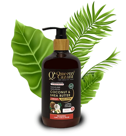 Queeny Cazara Coconut & Shea Butter Creamy Hair Lotion – 350ml