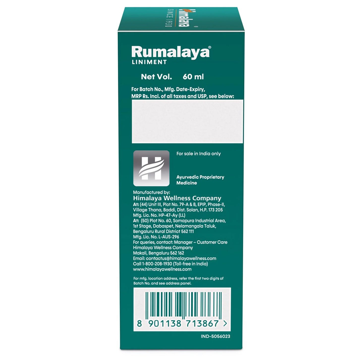Himalaya Rumalaya Liniment – 60ml