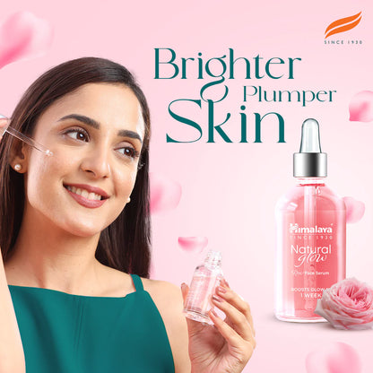 Himalaya Natural Glow Rose Face Serum with 5% Pure Rose Extract