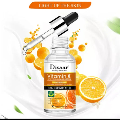 DISAAR Organic Facial anti-aging ,anti-acne, Deep moisturizing Vitamin C With Hyaluronic Acid Serum For Face