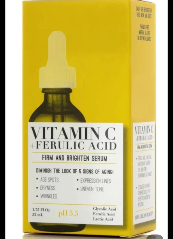 MEDIX 5.5 TUMERIC, VITAMI C , FERULIC ACID Facial Skin Care Booster, Wrinkles, & Fine Lines brightening and glow serum