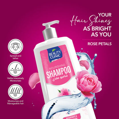 Beauty Clinic Rose Petals Shampoo – 750ML