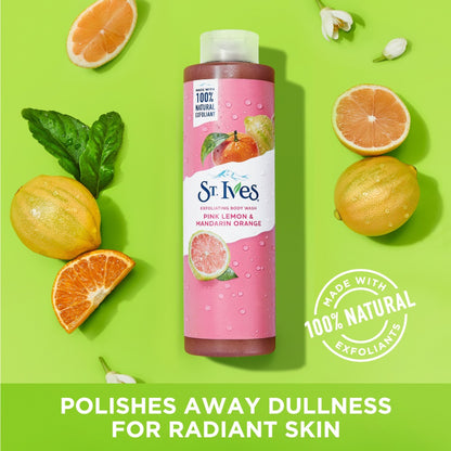 St. Ives Pink Melon & Mandarin Orange Exfoliating Body Wash