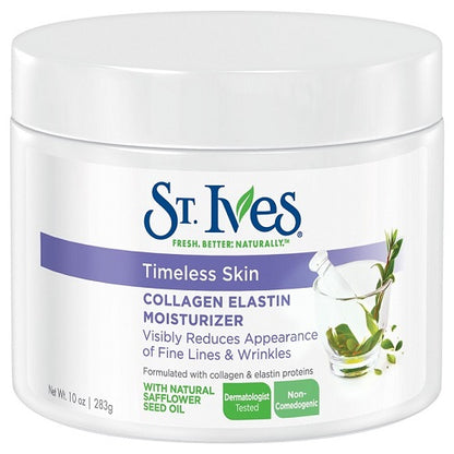 St. Ives Timeless Skin Facial Moisturizer – Collagen Elastin