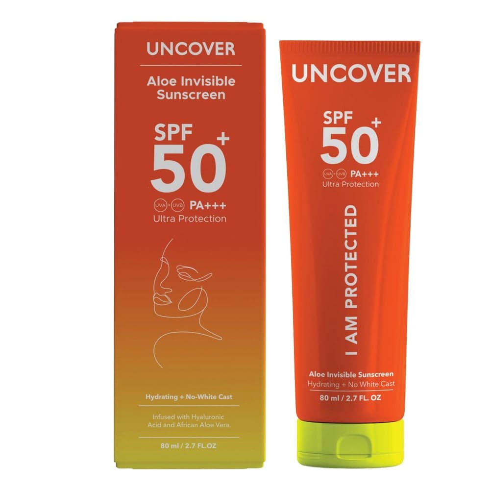 Uncover Aloe Invisible Sunscreen – (80ml)