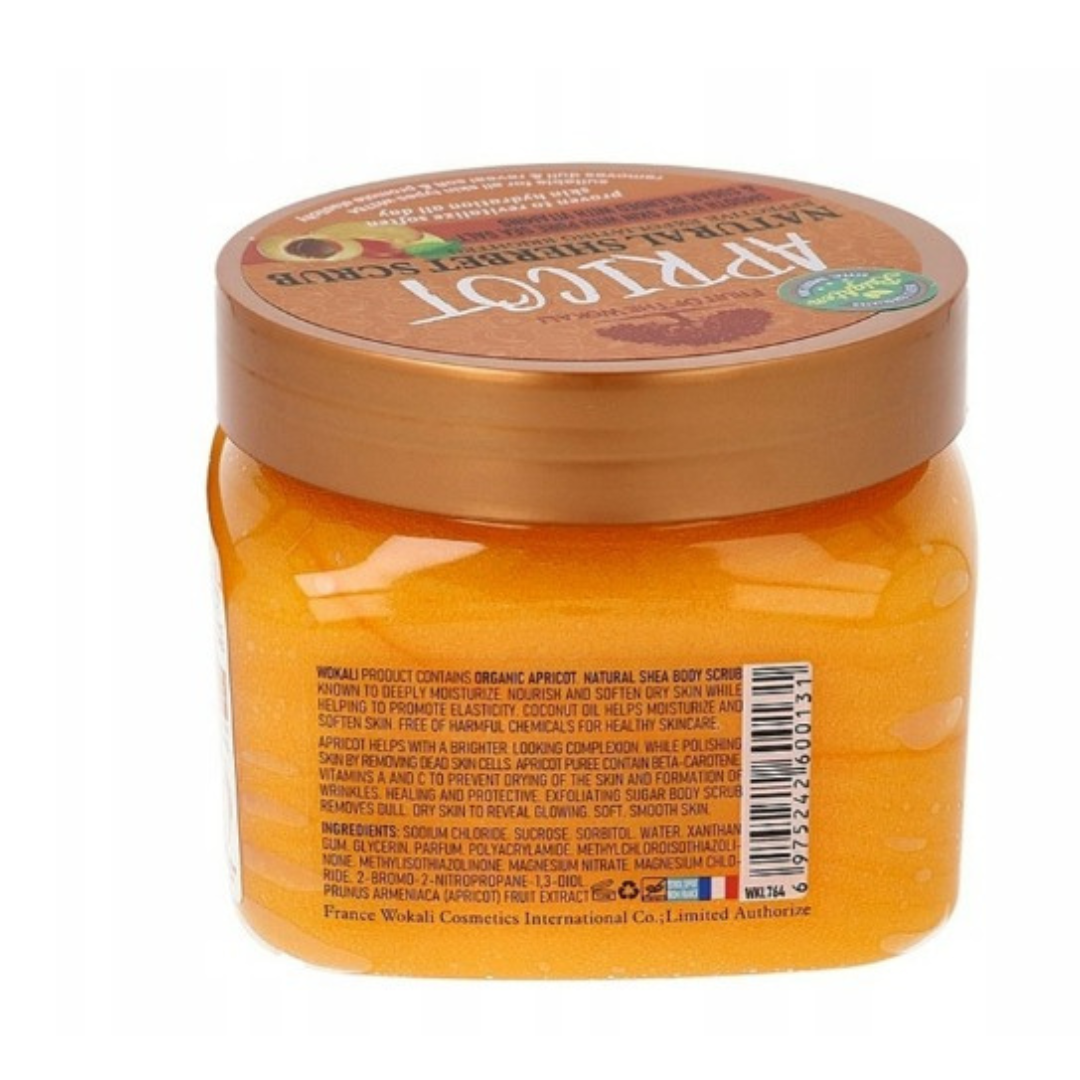 Fruit of the Wokali Apricot Natural Sherbet Scrub (600g)