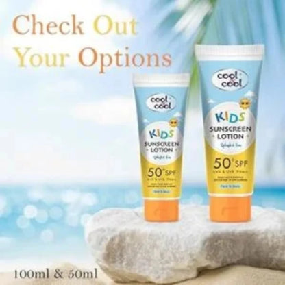Cool & Cool Kids Sunscreen Lotion SPF 50+