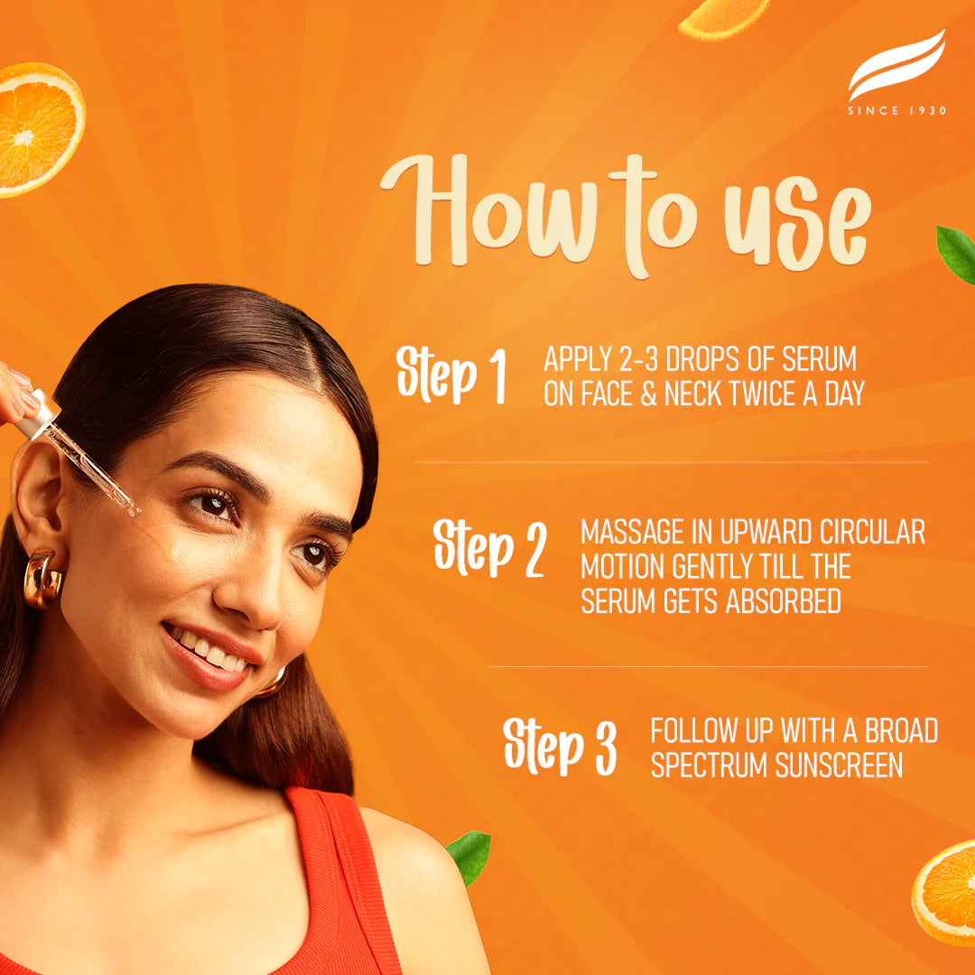 Himalaya Brightening Vitamin C Orange Face Serum