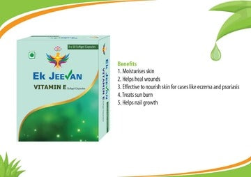 Ek Jeevan Vitamin E Soft Gel Capsules