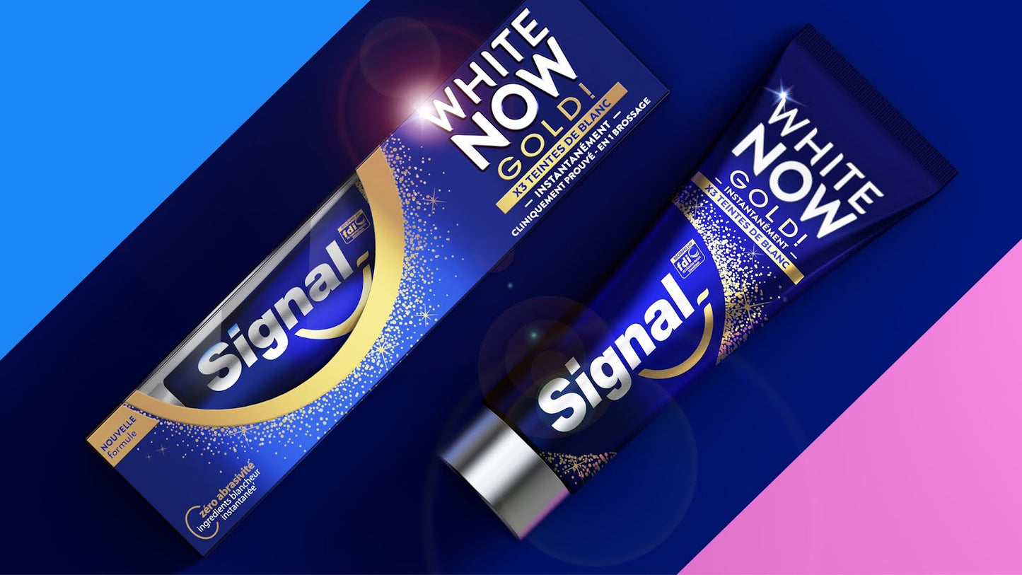 Signal White Now Gold Toothpaste (75ml)