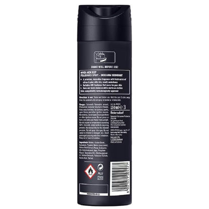 NIVEA Men Deodorant Spray Deep Fragrance Drive 150ML