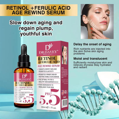 Dr. Davey Retinol + Ferulic Acid Age Rewind Serum