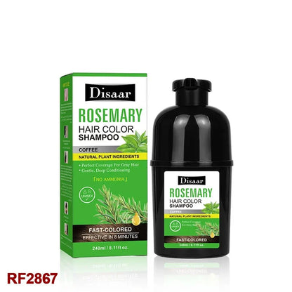 Disaar Rosemary Hair Color Shampoo – Natural-Looking Color with Nourishing Care (240ml)