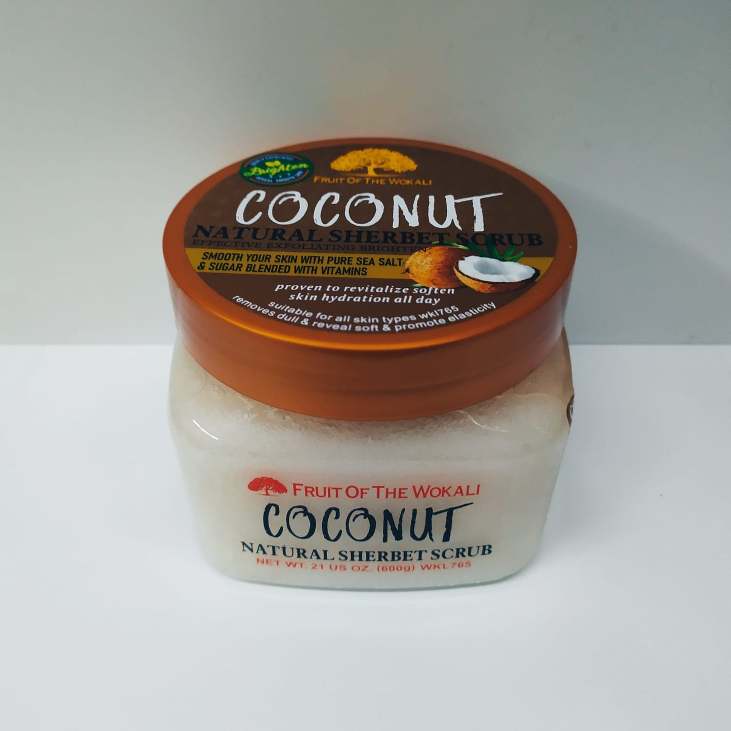 Fruit of the Wokali Natural Sherbet Coconut Scrub