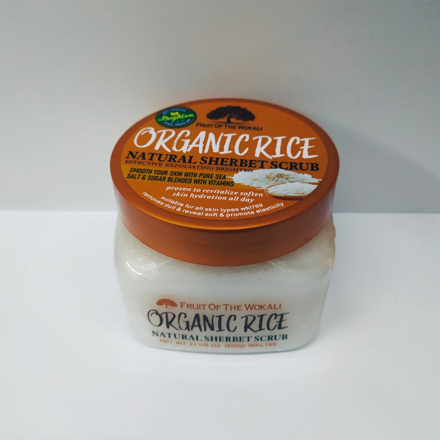 Fruit of the Wokali Organic Rice Natural Sherbet Scrub