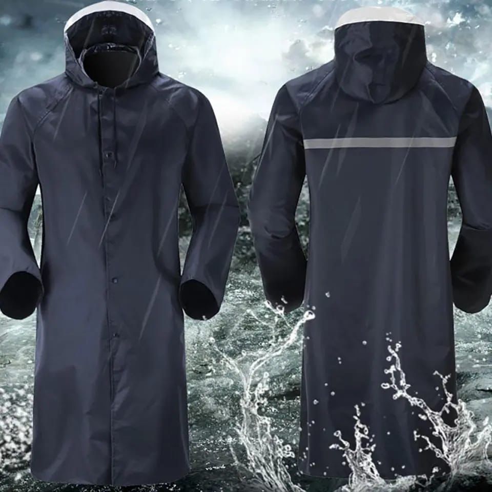 🔥 LIMITED DEAL — Unisex Adult Raincoat | Hooded, Reflective Back Stripe | KSh 2,100