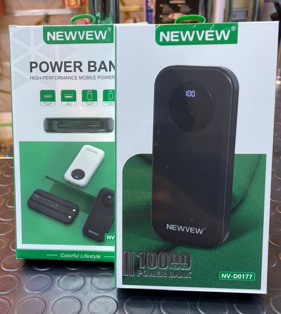 🔥 LIMITED DEAL | Newvew NV-D0177 10,000mAh Power Bank with Digital Display