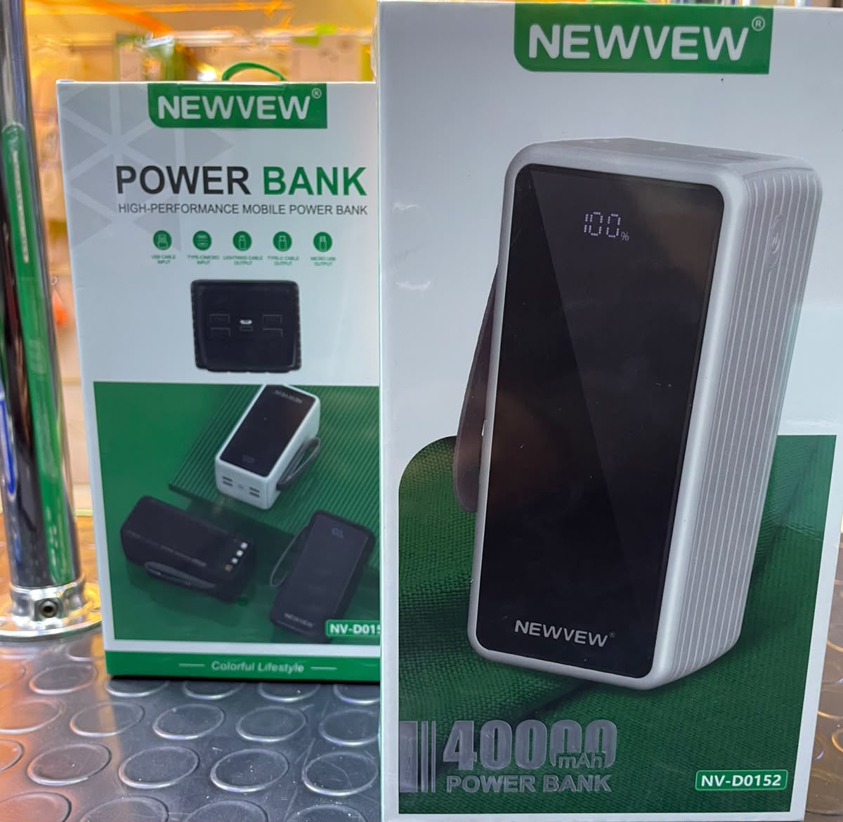 🔥 LIMITED DEAL — NEWVEW 40,000mAh Power Bank NV-D0152 | LED Display & USB/Type-C Ports | KSh 3,800