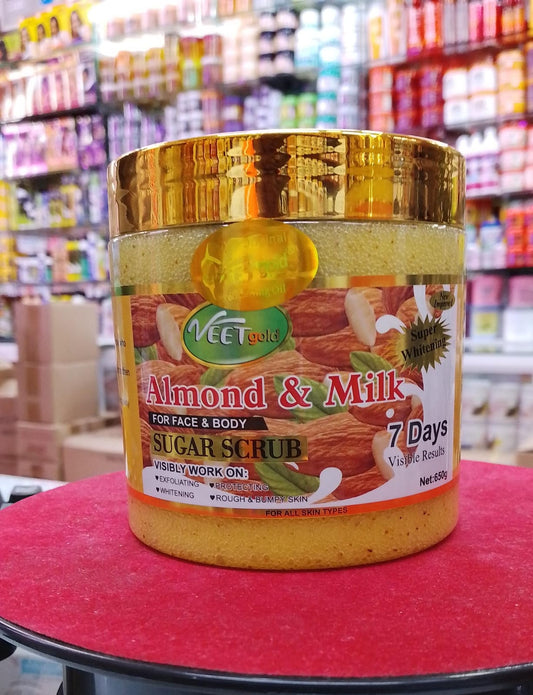 Veet Gold Almond & Milk Face & Body Sugar Scrub
