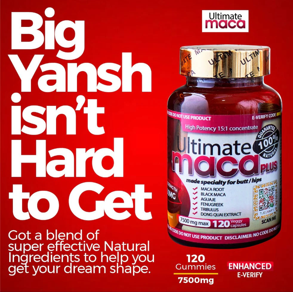 Ultimate Maca Plus Gummies 120 Pills
