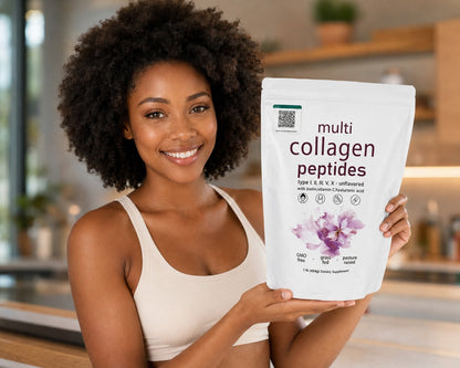 Original multi Collagen Peptides Powder with QR CODE