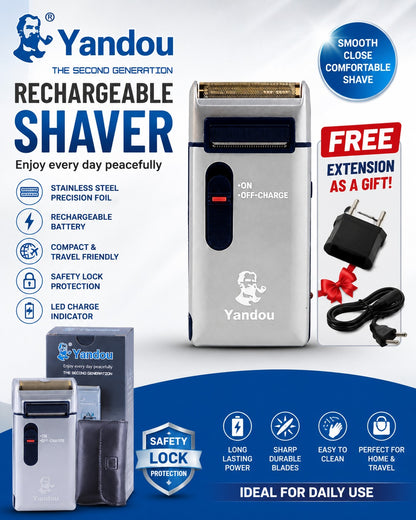 🔥 SALE — Yandou Elegant Rechargeable Shaver | Smooth Skin + No Irritation | Men & Women | KSh 1,800
