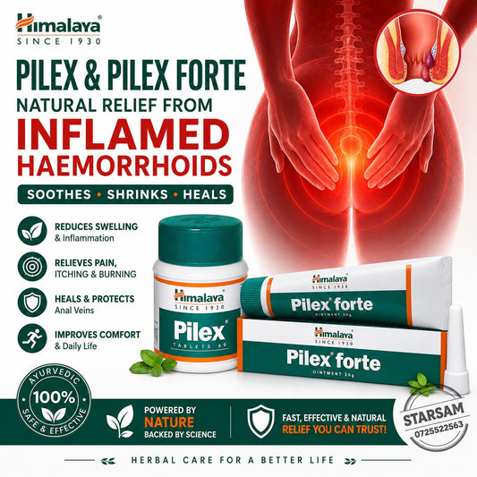 🔥 LIMITED DEAL — Himalaya Pilex Tablets + pilex Ointment | Soothes Piles + Anti-Inflammatory + Natural Relief | KSh 5,130