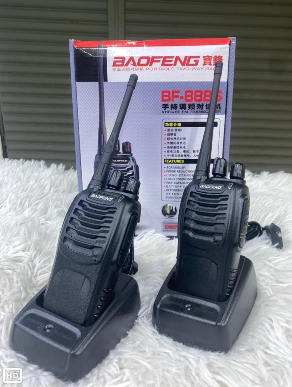 🔥 LIMITED DEAL — Baofeng BF-888S Walkie Talkie 2-Pack | UHF Long Range + 16 Channels + VOX + LED Torch | KSh 5200