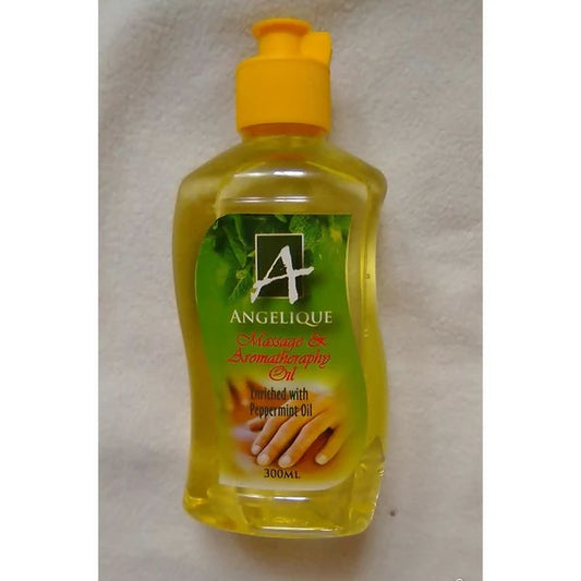 Angelique Massage & Aromatherapy Oil – Peppermint Enriched (300ml)