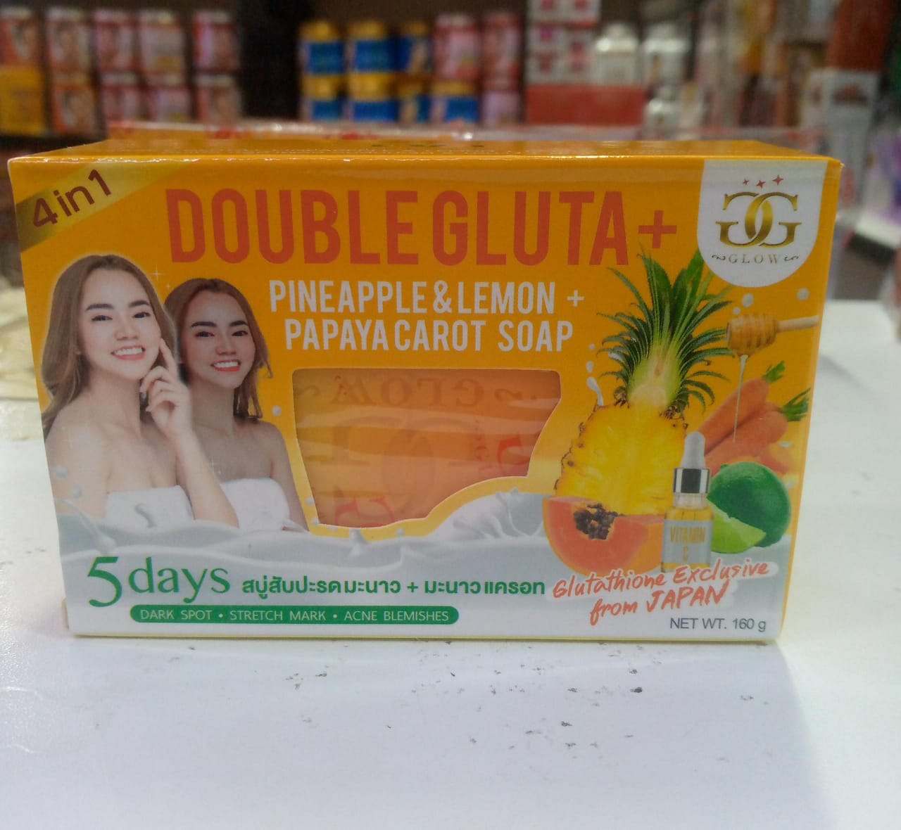 Double Gluta Pineapple & Lemon + Papaya Carrot Soap